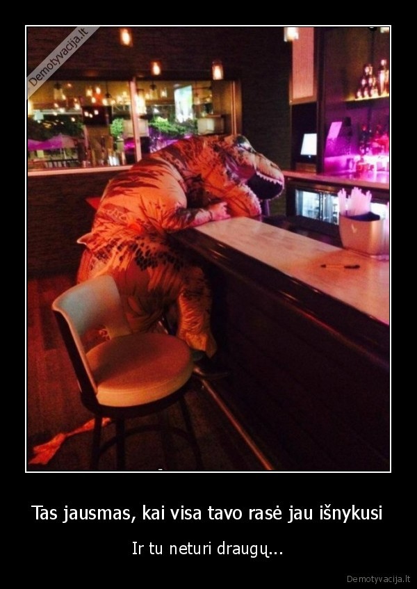 dinozauras,liudna,geria, bare