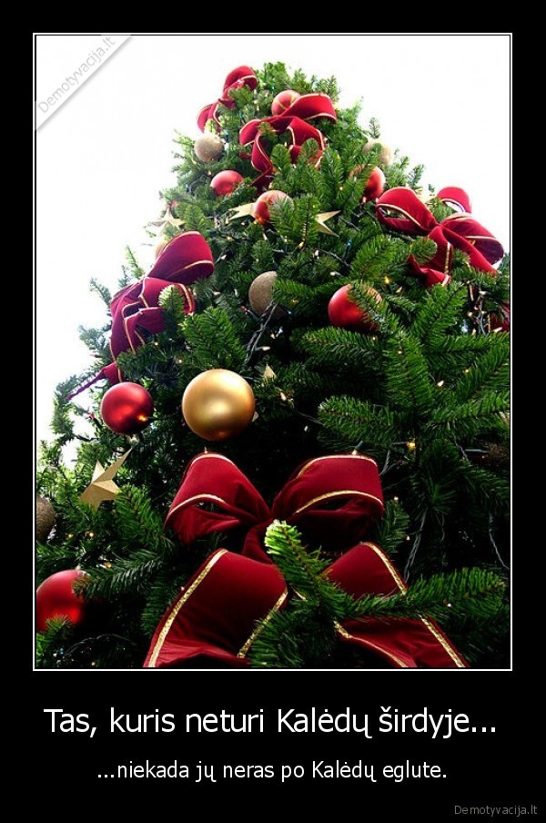 Tas, kuris neturi Kalėdų širdyje...