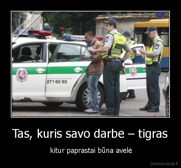 Tas, kuris savo darbe – tigras