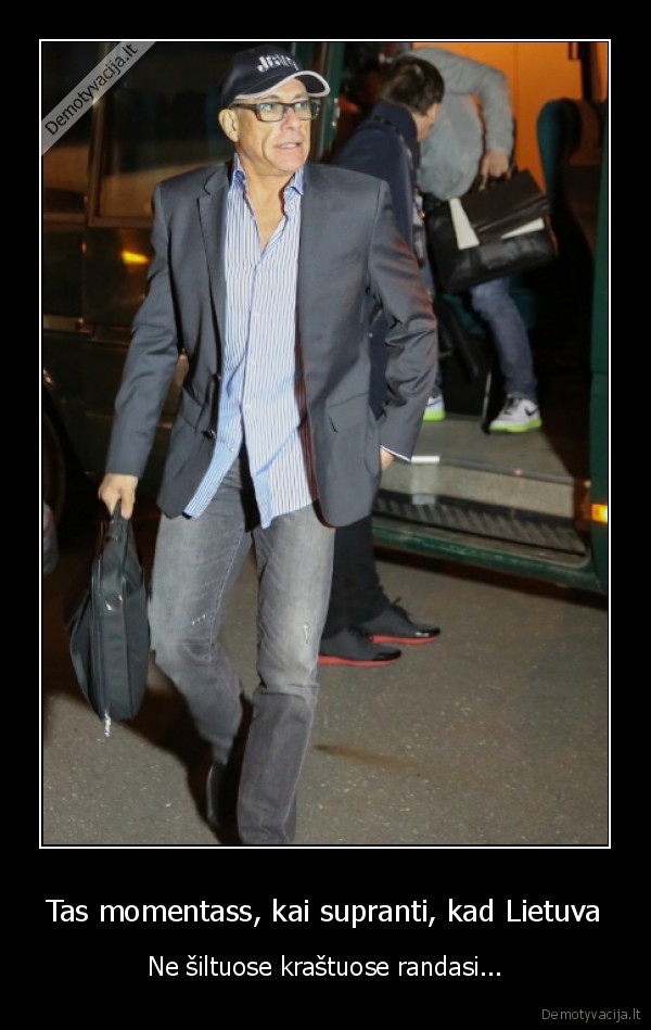 zanas, klodas, van, damas,lietuvoje,saltis, lietuvoje