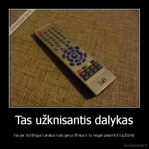 Tas užknisantis dalykas