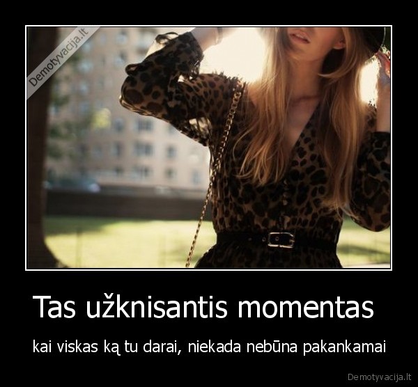 Tas užknisantis momentas 