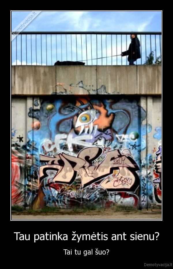 Tau patinka žymėtis ant sienu?