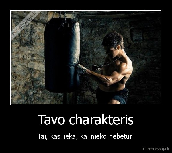 charakterio, stiprybe