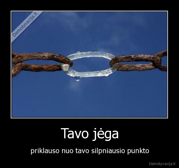 jega,silpniausias, punktas