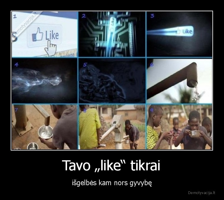 like,facebook,vanduo,gyvybe