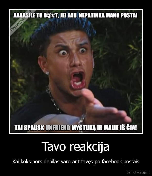 Tavo reakcija
