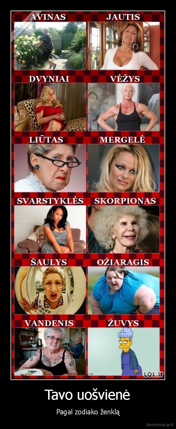 horoskopai,zodiakas,uosve