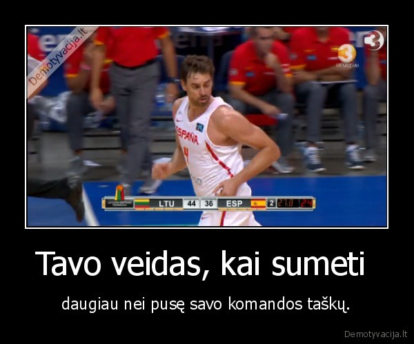 pau, gasol,ispanija,lietuva