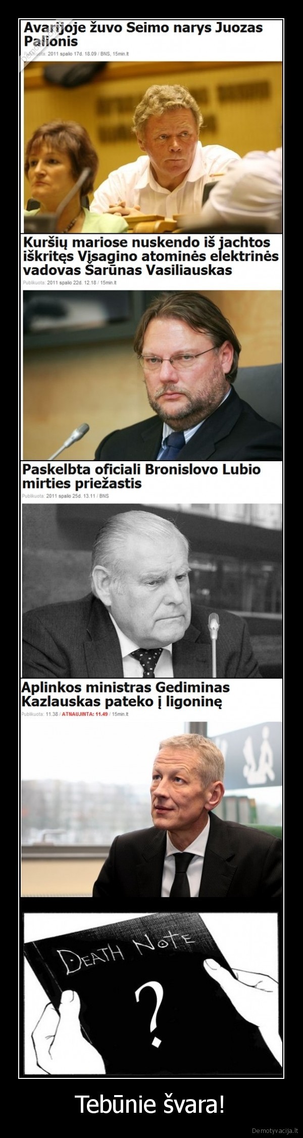 death, note, politikai, seimas, politika