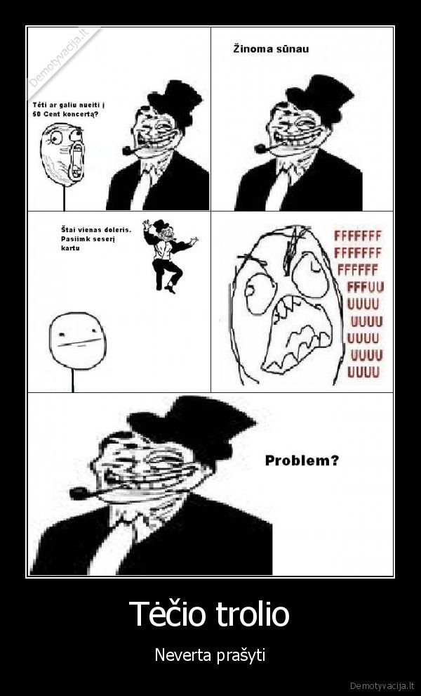 troll,face,dad,poke,face,lol,problem