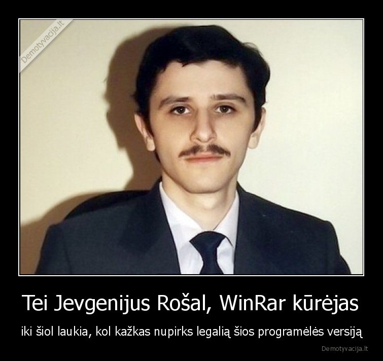 winrar,kurejas,programuotojas