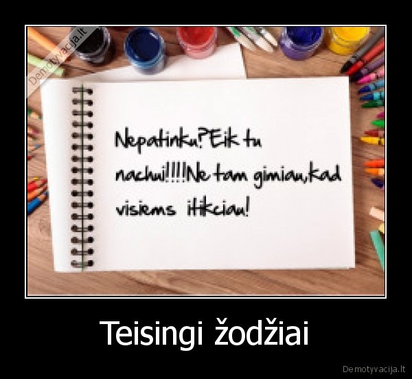 Teisingi žodžiai