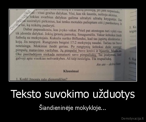 teksto, suvokimas,pimpalu, matavimas