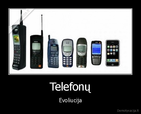 telefonai,evoliucija,ateitis