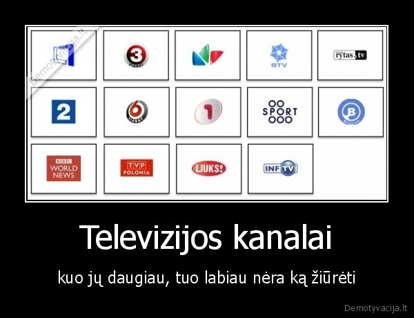 Televizijos kanalai