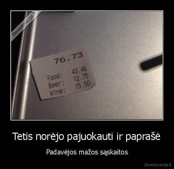 maza, saskaita,restoranas