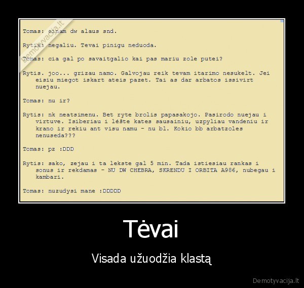 Tėvai