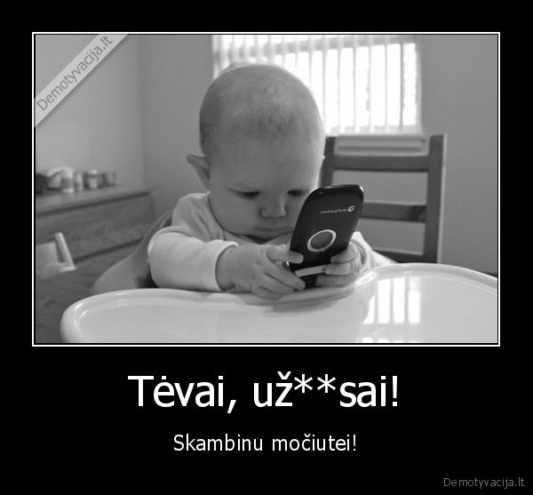 kudikis, su, telefonu,vaikas, su, telefonu