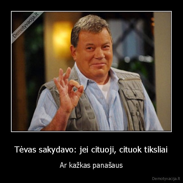 patarimai,cituotojas