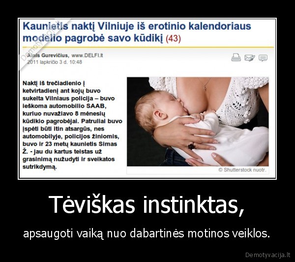 Tėviškas instinktas,