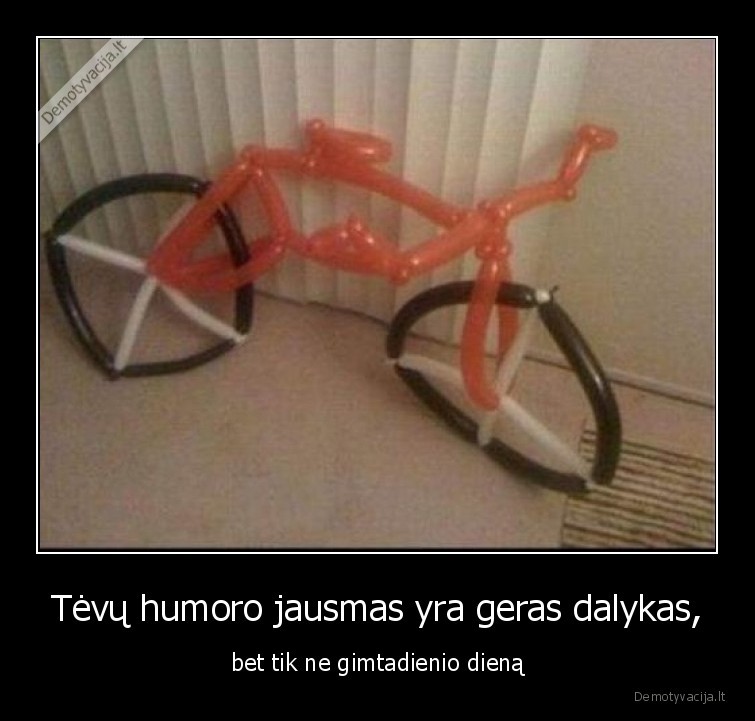tevai,gimtadienis,dviratis,balionas