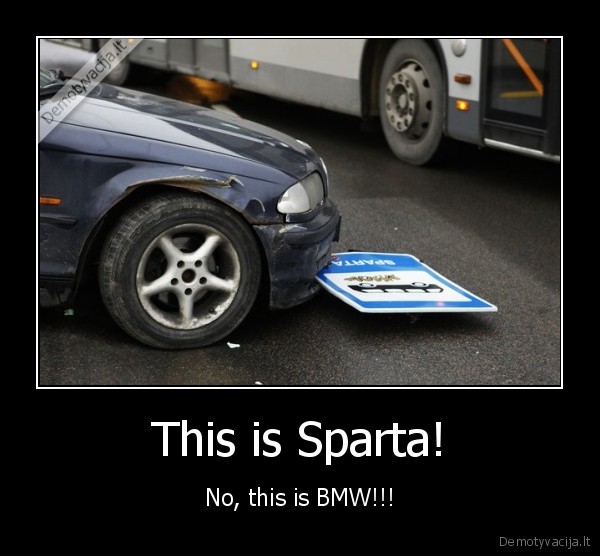 bmw, sparta