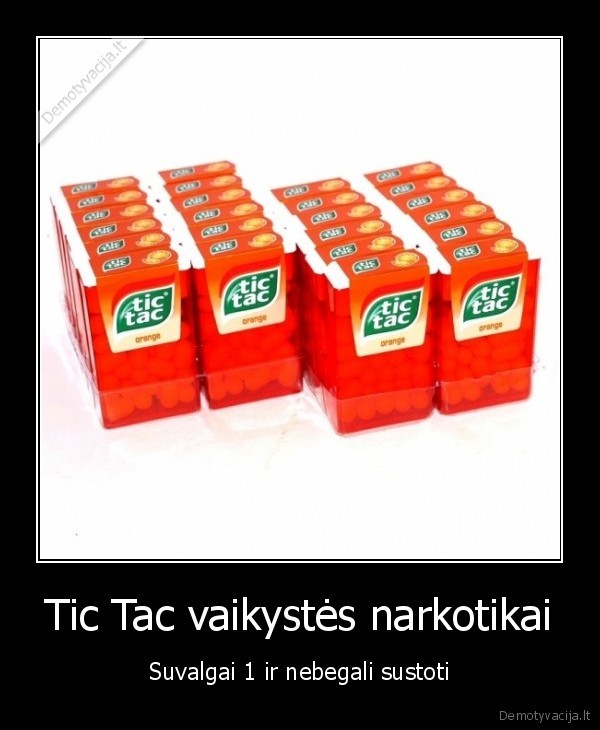 vaikai,narkotikai,tictac