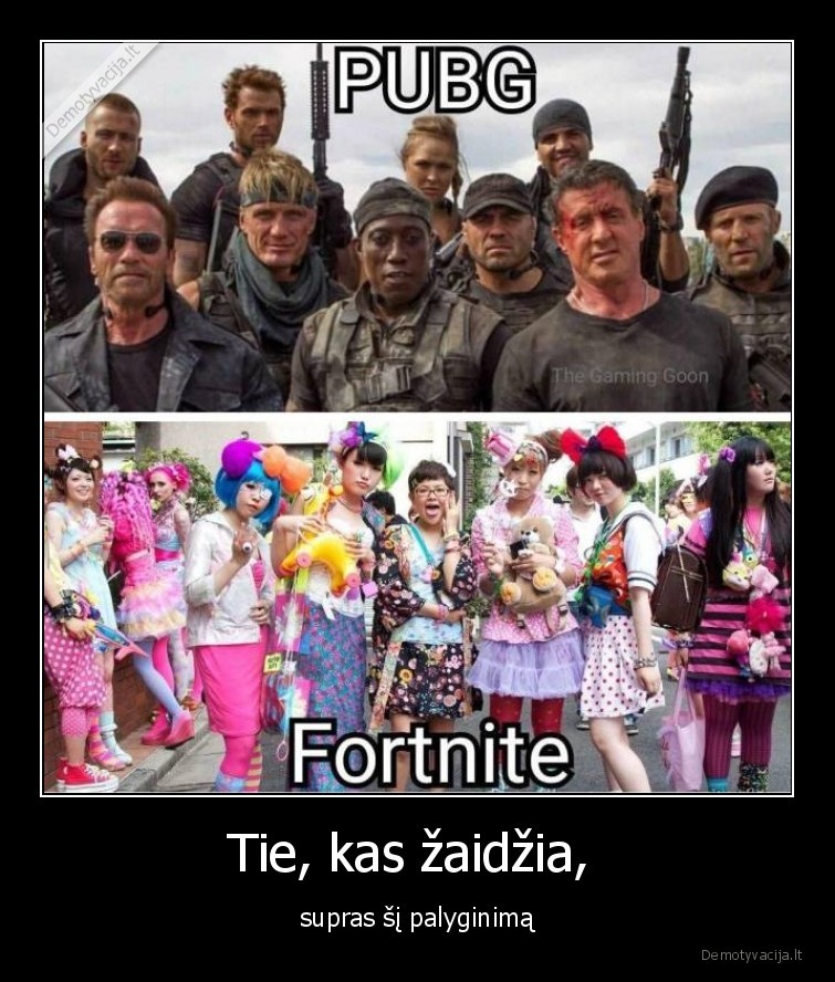 zaidimai,geimeriai,pubg,fortnite,parodijos