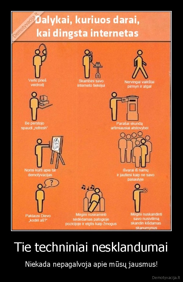 Tie techniniai nesklandumai