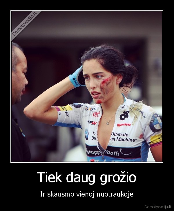 grazi, mergina,dviratininke,griuvo