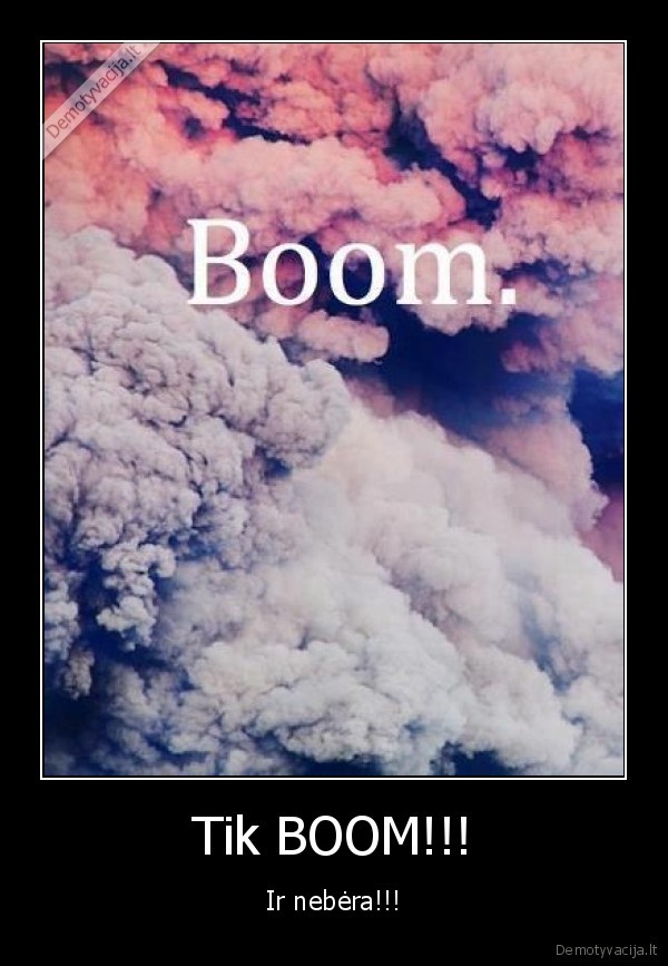 Tik BOOM!!!