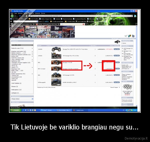 Tik Lietuvoje be variklio brangiau negu su...