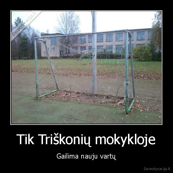 vartai, triskoniuose