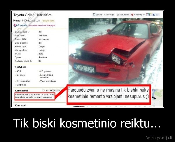 tik, biski, kosmetinio, reiktu