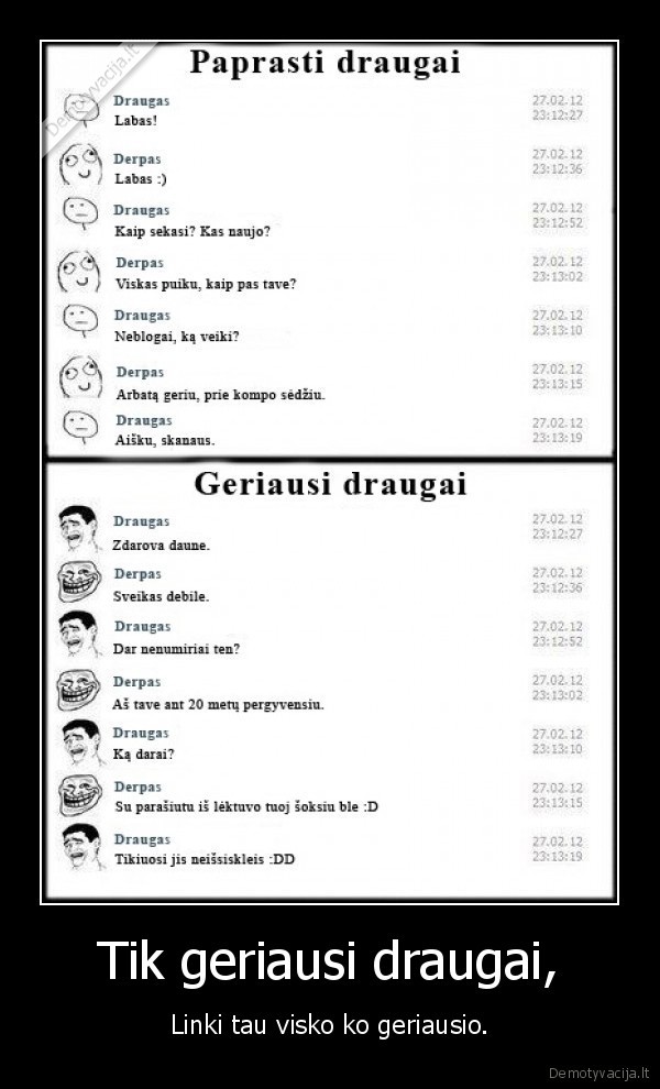 Tik geriausi draugai,