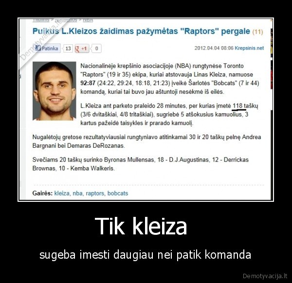 Tik kleiza 