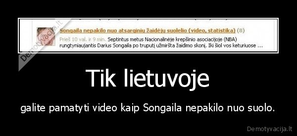 Tik lietuvoje