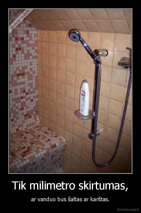 Tik milimetro skirtumas,