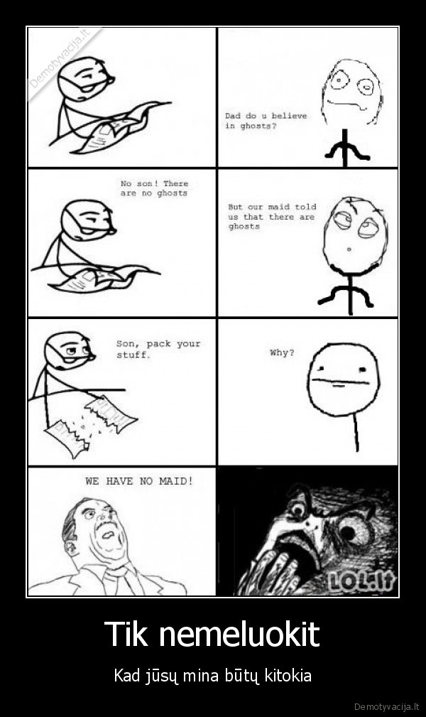 vaiduokliai, pabaisa, meme