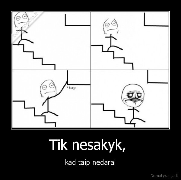 me, gusta, laiptais, lipti