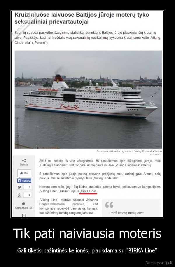 birka, line,pazintine, kelione,kruizas,isprievartavimas