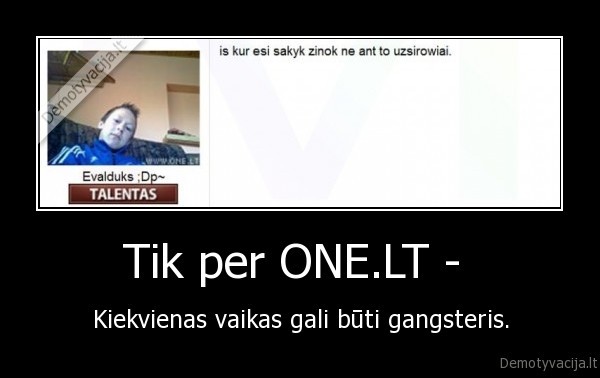 Tik per ONE.LT - 