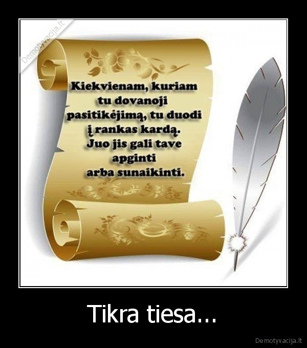 Tikra tiesa...