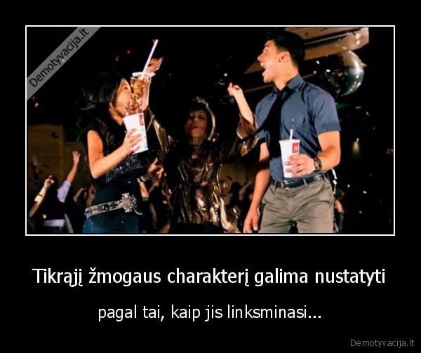 Tikrąjį žmogaus charakterį galima nustatyti