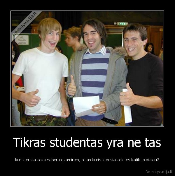 studentas,egzaminas,islaikyti