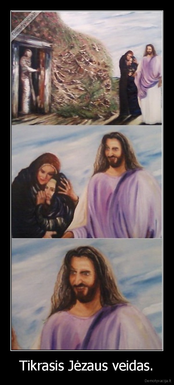 Tikrasis Jėzaus veidas.