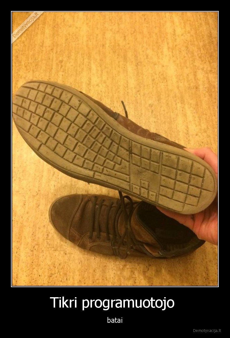 batai,programuotojas,padas