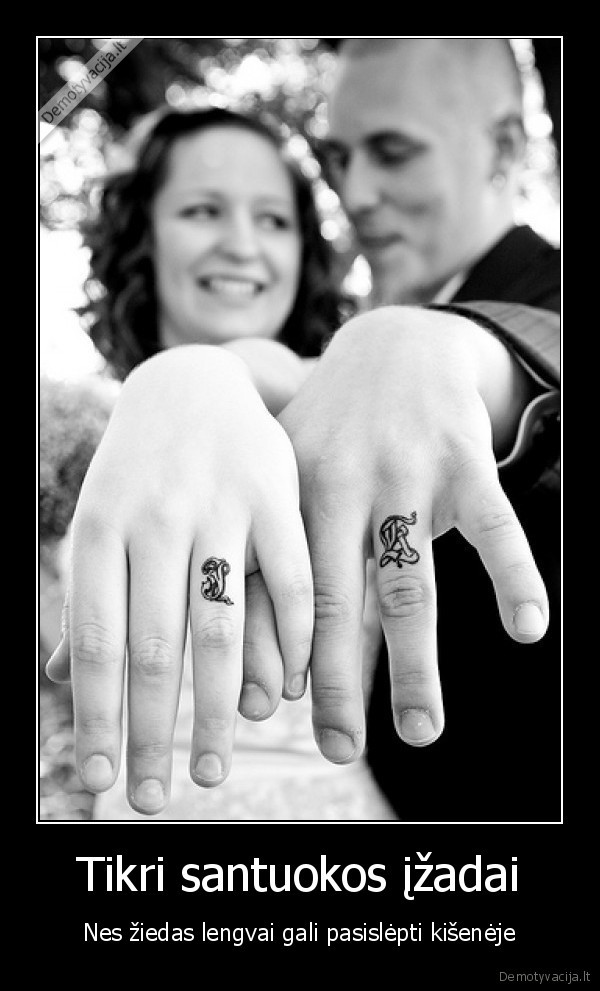 Tikri santuokos įžadai