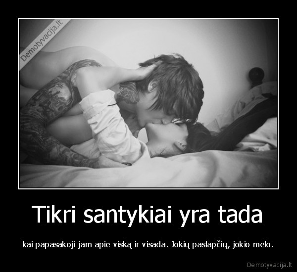 tikros, meiles, receptas